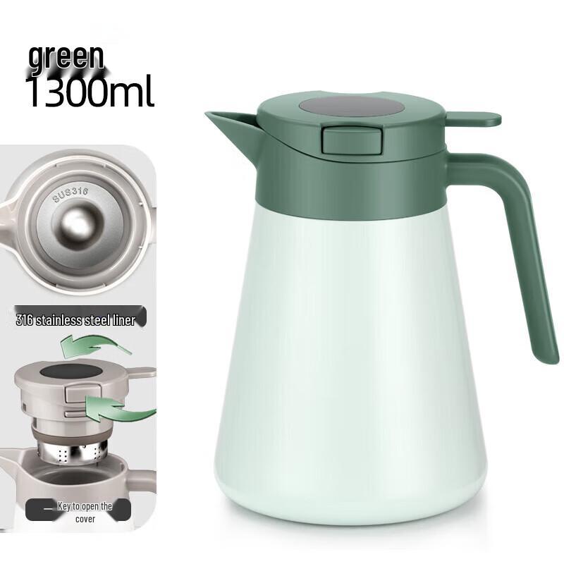 Shangming 1L Stainless Steel Insulated Tea Pot