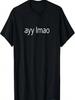 Funny Black _ayy Lmao_ Alien T-Shirt For And Boys