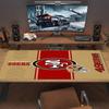 San Francisco 49ers Color Mouse Pad Large Gaming Table Cushion Non-slip Laptop Tablet Big Mousepad XXL Mat Mini PC Playmat With Lock edge