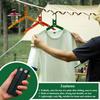 Outdoor Travel Camping Aluminum Alloy Folding Coat Clothes Hanger Coat Drying Rack Space-saving Metal Hangers Wardrobe Organizer