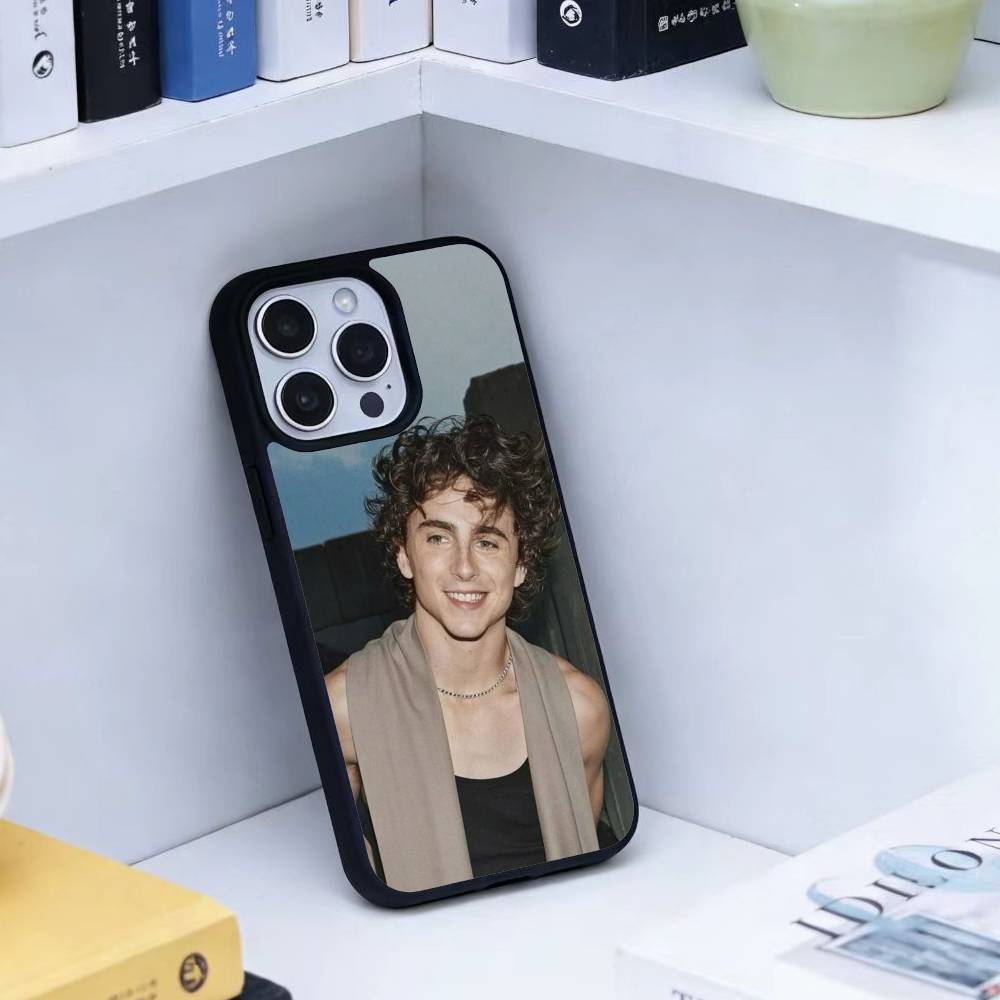 T-Timothée Chalamet Fodral För iPhone 14,16,15,13,17,12,Plus,Pro,Max Magnetiskt För Magsafe Frostat Skydd