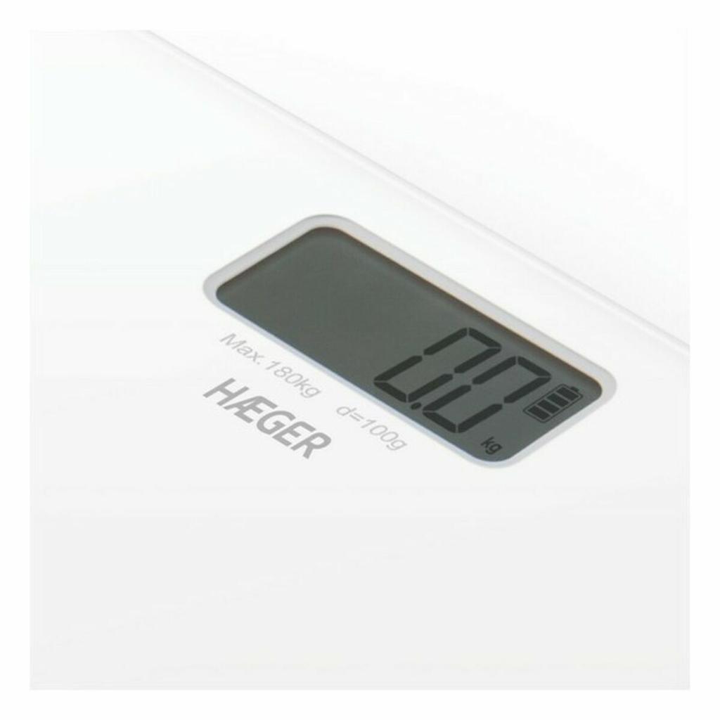 Digital Bathroom Scales Haeger BS-DIG.011A White 180 Kg