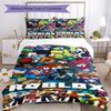 Ensemble de literie Roblox Housse de couette respirante avec taies d'oreiller Linge de lit décoratif pour chambre à coucher Décoration de maison Cadeau d'anniversaire