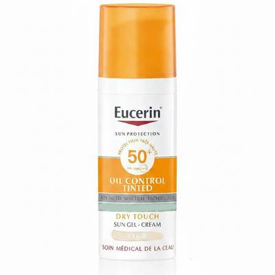 Eucerin - Oil Control Dry Touch Tinted Gel-Cream SPF50+ 50 Ml - Light - 