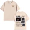 Rapper Arcangel Album T Shirt Unisexs Unisex Clothing Hip Hop Fashion Oversized Short Sleeve Tshirt Casual Cotton Tshirts Fan Gift