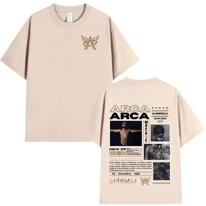 Rapper Arcangel Album T Shirt Unisexs Unisex Clothing Hip Hop Fashion Oversized Short Sleeve Tshirt Casual Cotton Tshirts Fan Gift