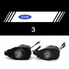 For Ford Mustang 2013-2022 Side Rearview Mirror Welcome Icon Lights HD LED Projector Ghost Shadow Lamp Modification Never Fade
