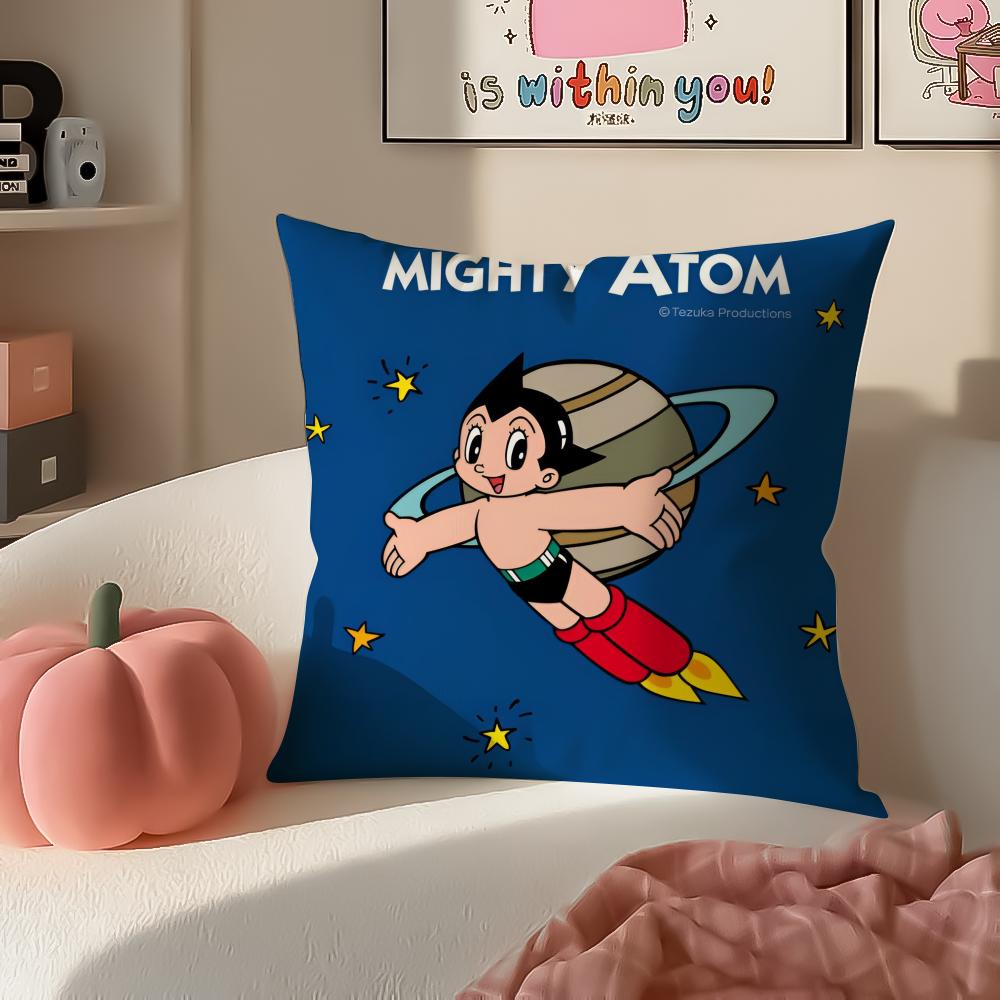 

Classic Japanese Anime AAstroboy Cushion Cover Pillowcase Short Plush Invisible zipper Room Sofa Cushion Cover 30X30cm