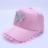 Girls' Spring and Summer Princess Sun Protection Cat Baseball Cap
