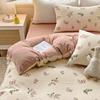 Four-piece Set, Bedding Sheet, Quilt Cover, Pure Washed Cotton Mattress, Quilt Cover, Student Dormitory Single Bed Three-piece Set