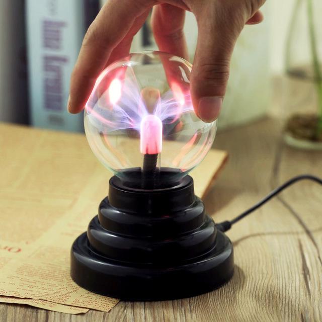 Ion Ball USB Night Light – Magic Electrostatic Touch Lightning Sphere