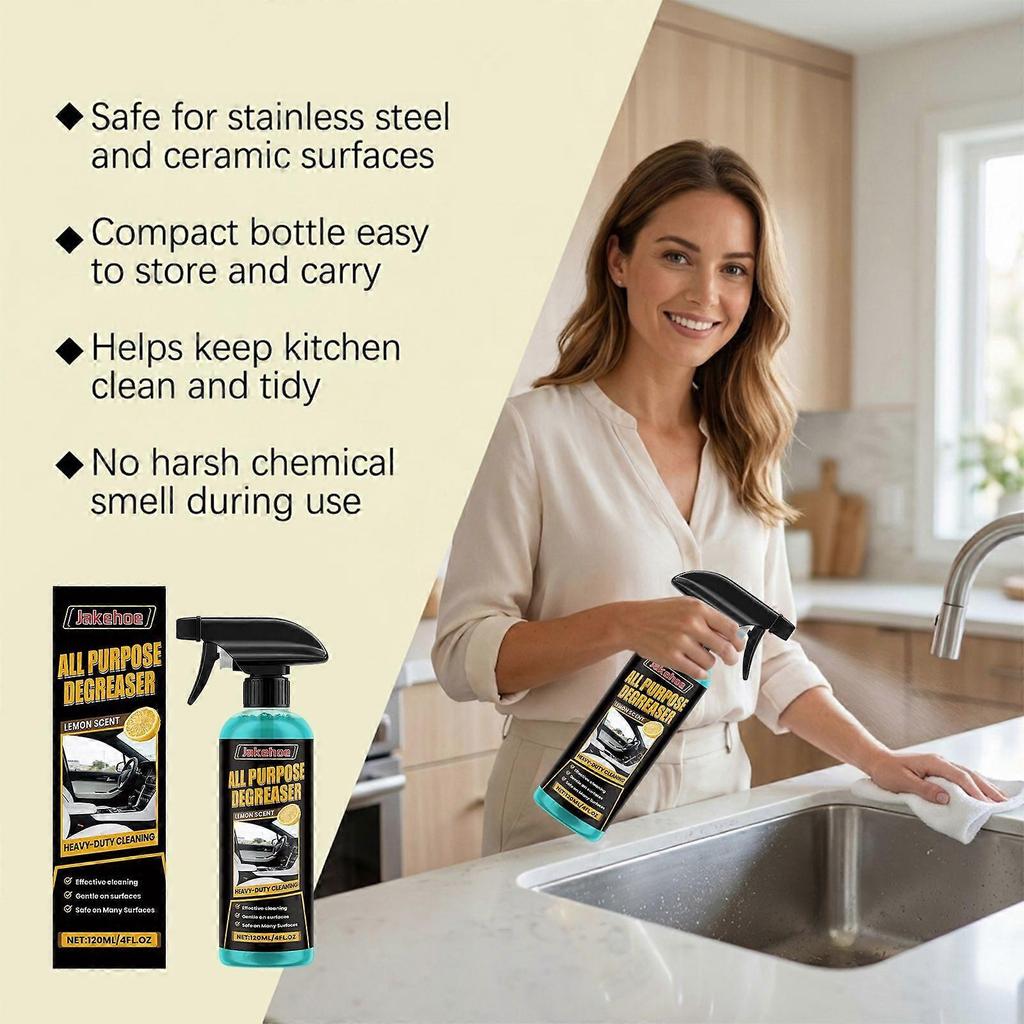 Jakehoe Multi-Purpose Cleaner Spray, Suitable For Daily Cleaning Of Stains In Corners Of The House And Kitchen Grease