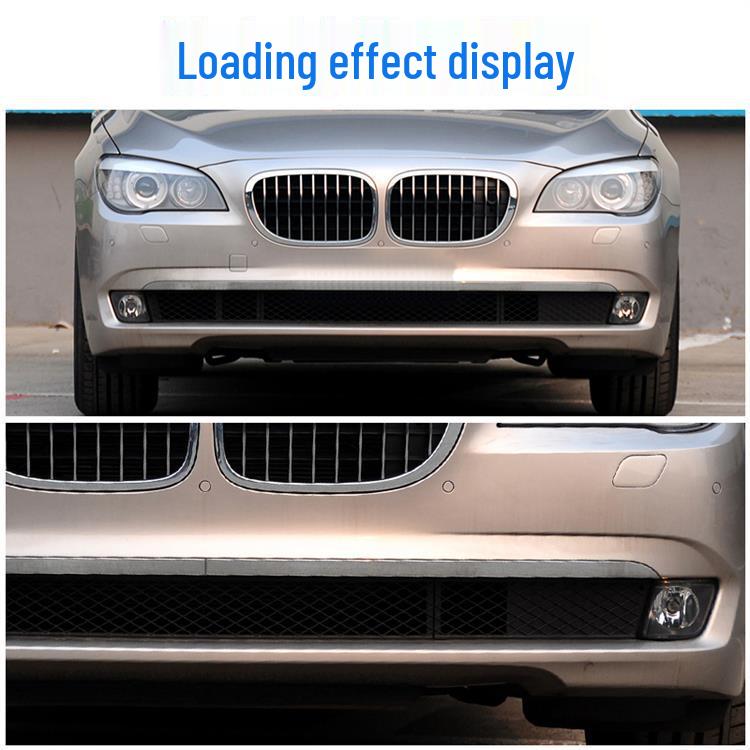 Manshi Electroplated Front Bumper Strip for BMW F02: Fits 730Li, 740Li, 750Li