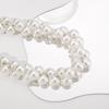 Tooxika Baroque Faux Pearl Necklace Exaggerated Large Pearl Temperament Choker Collarbone Chain