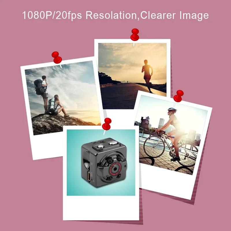 SQ8 Mini Action Cam Sensor Motion Recorder Mini Battery Camera Sport DV Camera 1080P Full HD Small Car DVR Dash Cam Camcorder IR