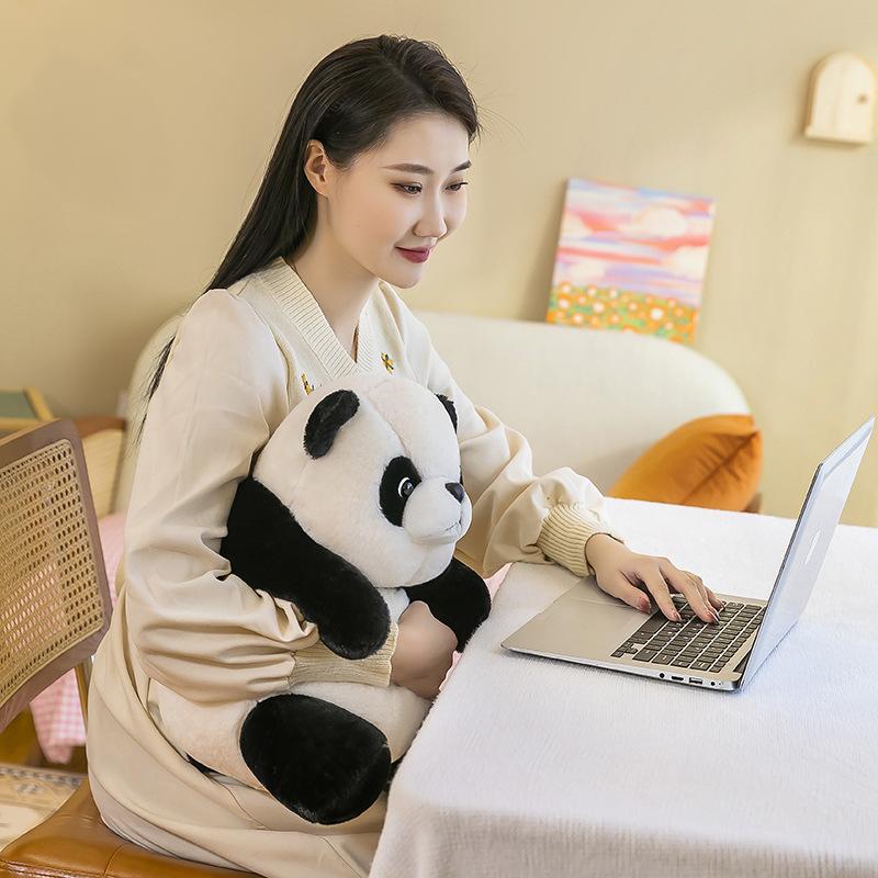 Neues Caesar Panda Plüschtier Kinder Beruhigungskissen Bett Ornament Aktivitätsgeschenk Greifautomat Puppe