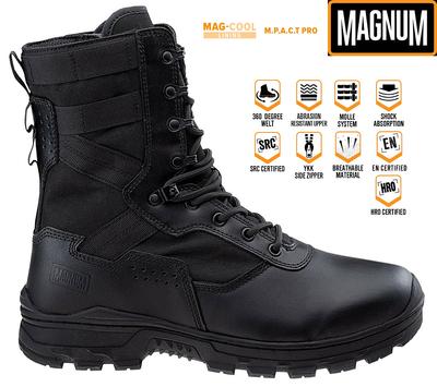 Scorpion 8.0 SZ SideZip - Ghete Tactice pentru Bărbați Ghete de Intervenție Negru M000150095 ORIGINAL