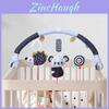 Baby Schwarz Weiß Auto Clip Windspiel Mit Sensorikspielzeug Für Kinderwagen Und Kinderbetten
