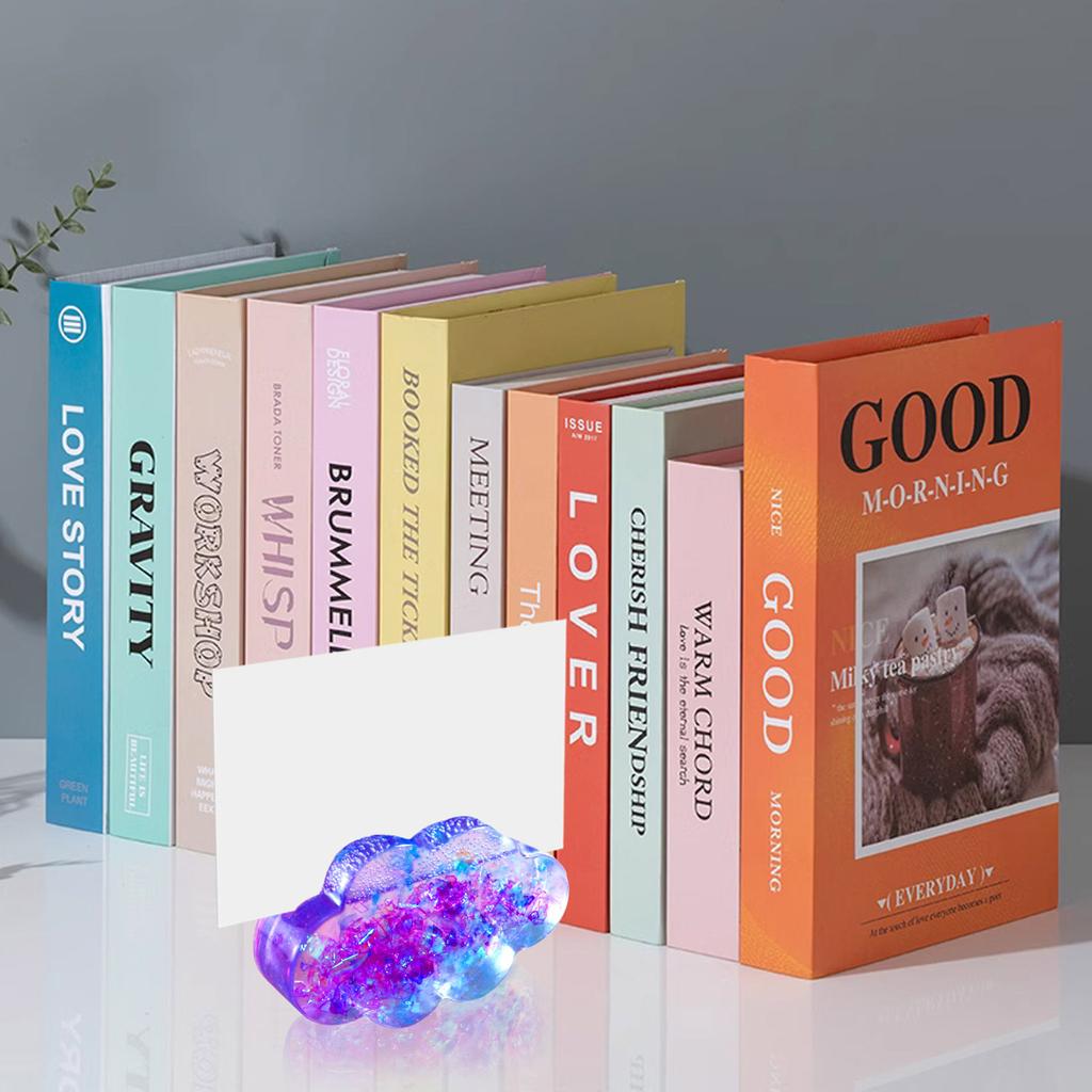 DIY Liebe Visitenkartenhalter Silikonform Beton Gips Epoxidharz Dekorative Handarbeiten Heim Büro Schreibtisch Ornament