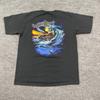Vintage 2002 Amphibious-Outfitters Sea Dragon Shirt Large 21x27 Black