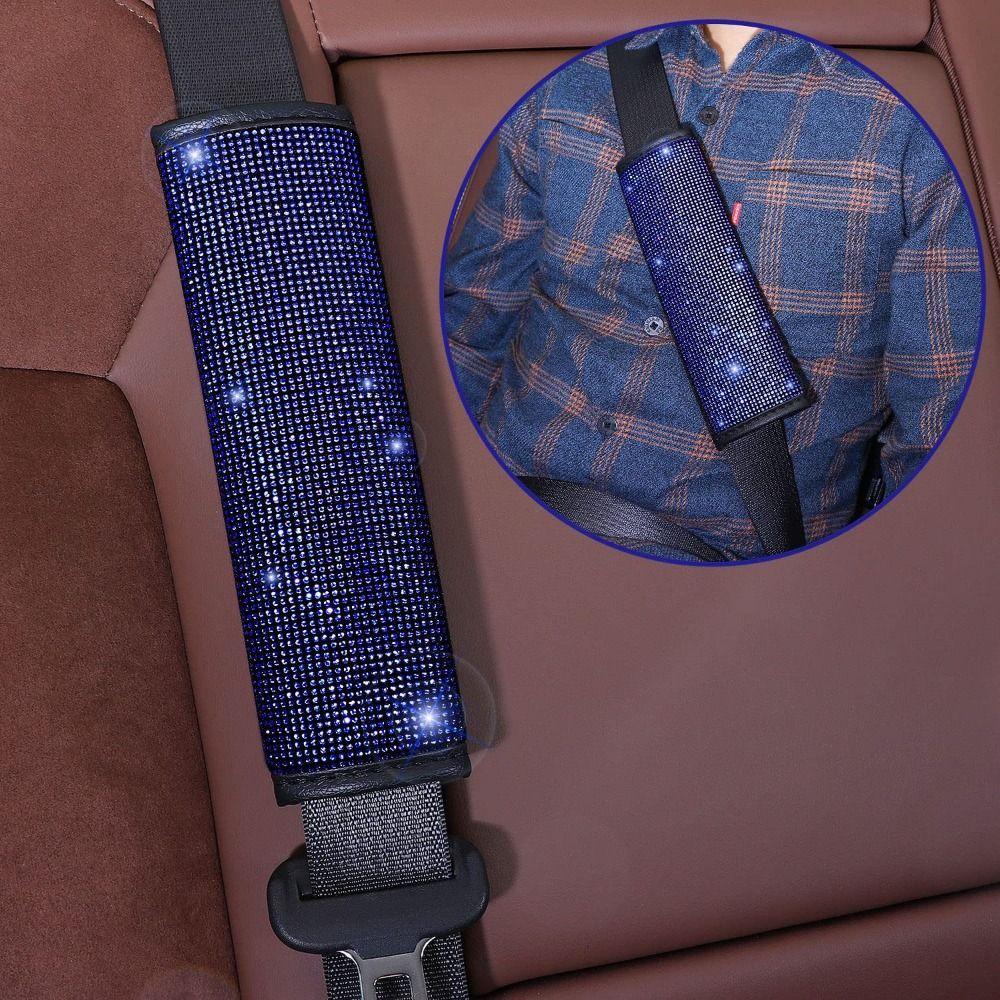 Rhinestone Bling Car Interior Accessories Set Steering Wheel Protective Case  Car Protection