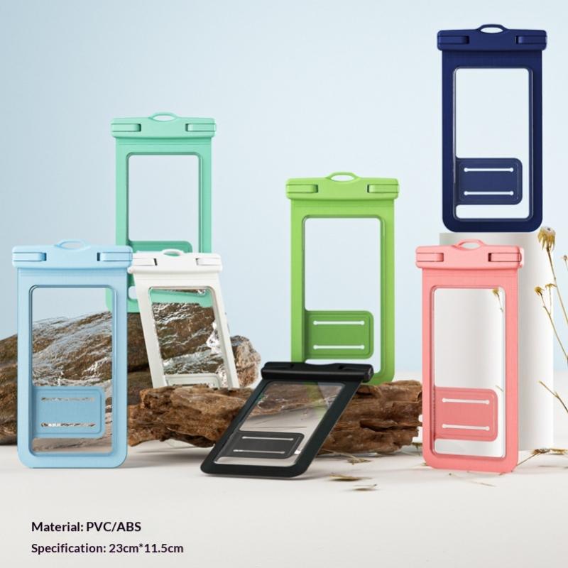 Waterproof Phone Case Pouch Universal Screen Compatible Swimming Underwater Phone Bag Touch Neck Hanging Rafting Diving Pouch