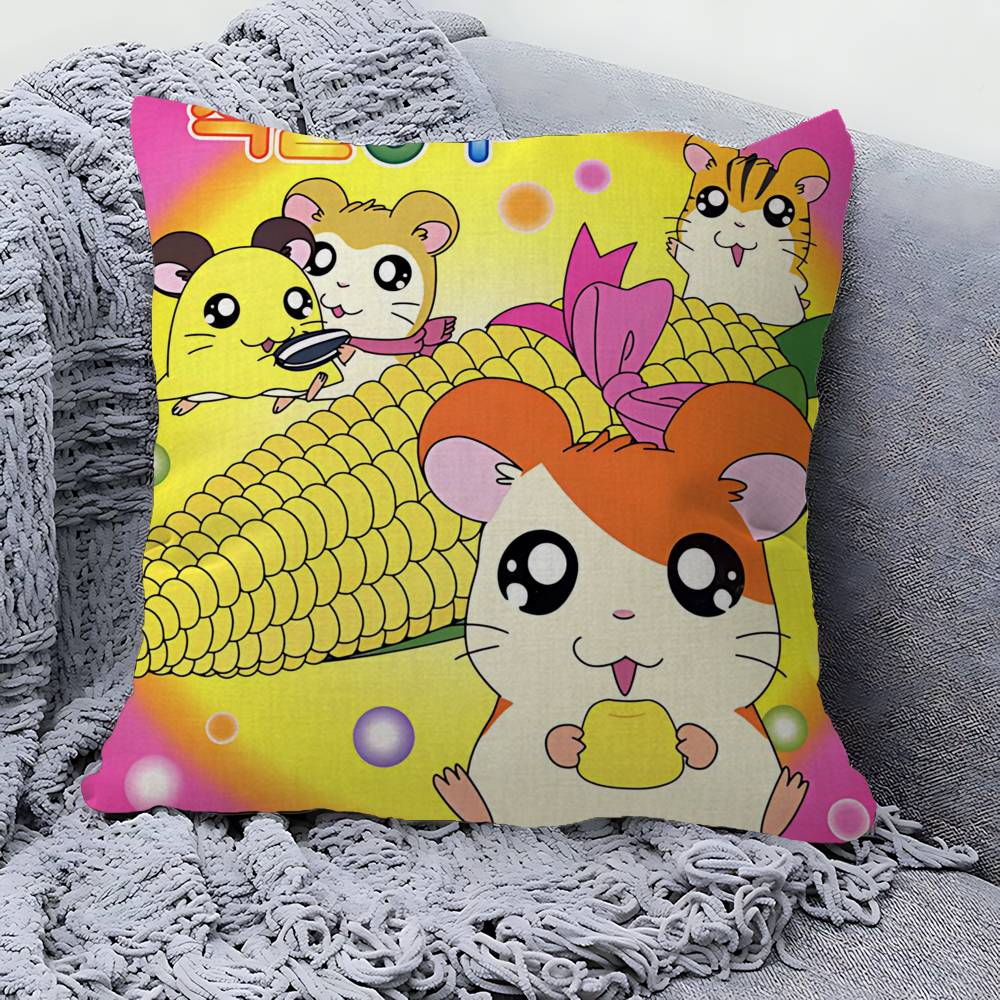 Hamtaro Anime pillow cover sofa cushion cover home room decoration children gift