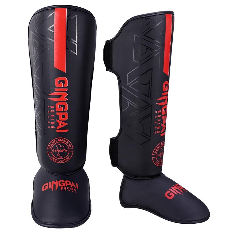 Adult & Child Martial Arts Shin & Foot Guards with Ankle Protection - Ideal for Boxing, Sanda, & Muay Thai Training
