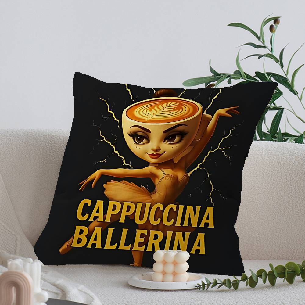 

I-ITALIANS B-Brainrot Creative Animal Maple Design Cushion Cover Happy Autumn Harvest Decor Holiday Decorati Pillow Cover 12x12Inch