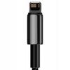 Kabel Baseus Tungsten Gold USB-A - Lightning 1m czarny