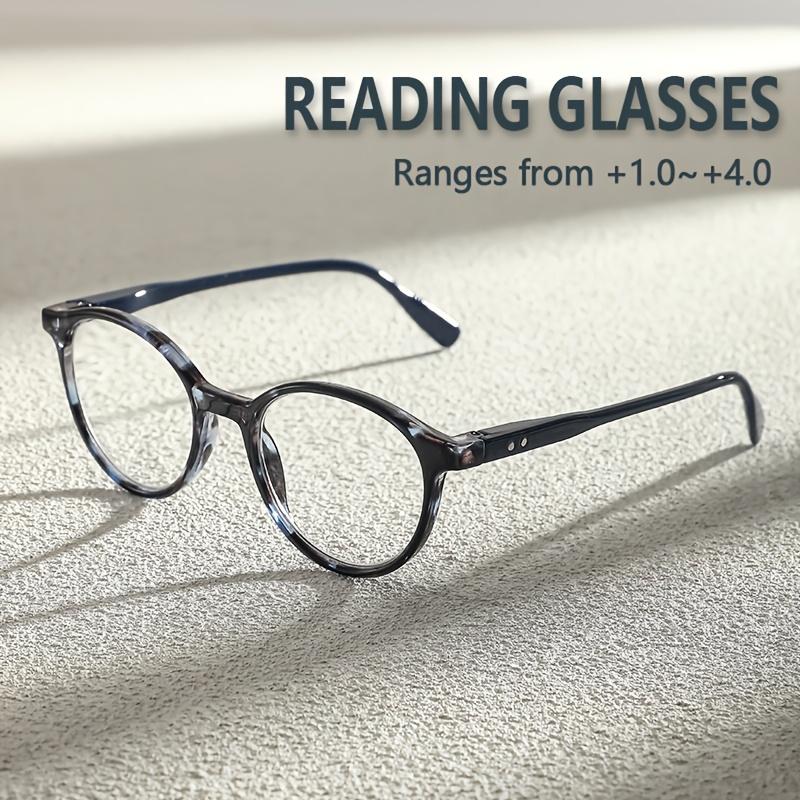 

West Scenery Элегантные овальные очки для чтения для женщин, Полная оправа из ПК, Сила от +1.0 до +4.0, 100 синий