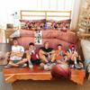 3D Printed Anime Slam Dunk Bedding Set Boys Girls Twin Queen Size Duvet Cover Pillowcase Bed Kids Adult Home Textileextile