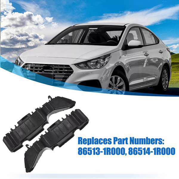 Hyundai Avante 12-17 Bumper Bracket Pair (86513-1R000, 86514-1R000) None