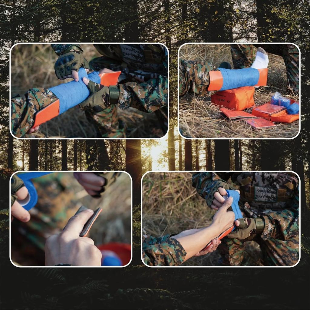 First Aid Splint 36/18"X4.3" SANKE RESCUE Wrist Thumb Support Brace Tendonitis Arthritis ifak Protector Guard Right Left Hand