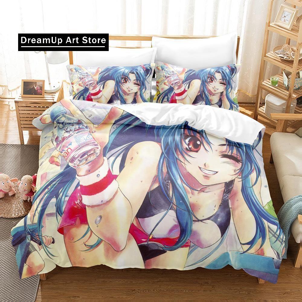3D Print Fashion Full Metal Panic Bedding Set Boys Girls Single Twin Queen Full Size Duvet Cover Pillowcase Bed Adult Bedroom