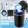 8L Portable Travel Business Mini Washing Machine Mini Ultrasonic Washing Machine Dirty Clothes Turbine Cleaning Laundry Washer