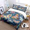 Colorful Butterfly Pattern Set  Kid'S And Adults' Bedroom Decor, Exquisite Three-Piece Bedding Set Gift