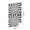 Hippie wallpaper background white and navy blue for living room and bedroom 50x1000