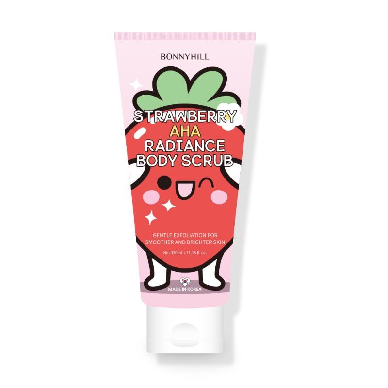 

Bonnyhill Strawberry AHA Radiance Body Scrub (330ml)