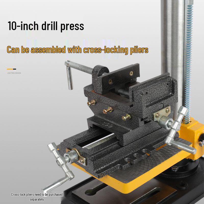 LUXTER Precision Drill: 8" Household & 10" Industrial Multi-Function Bench Machine
