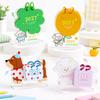 Puppy Shape 2027 Desk Calendar Card Paper Standing Table Calendar 2027 Table Calendar  Table Decor