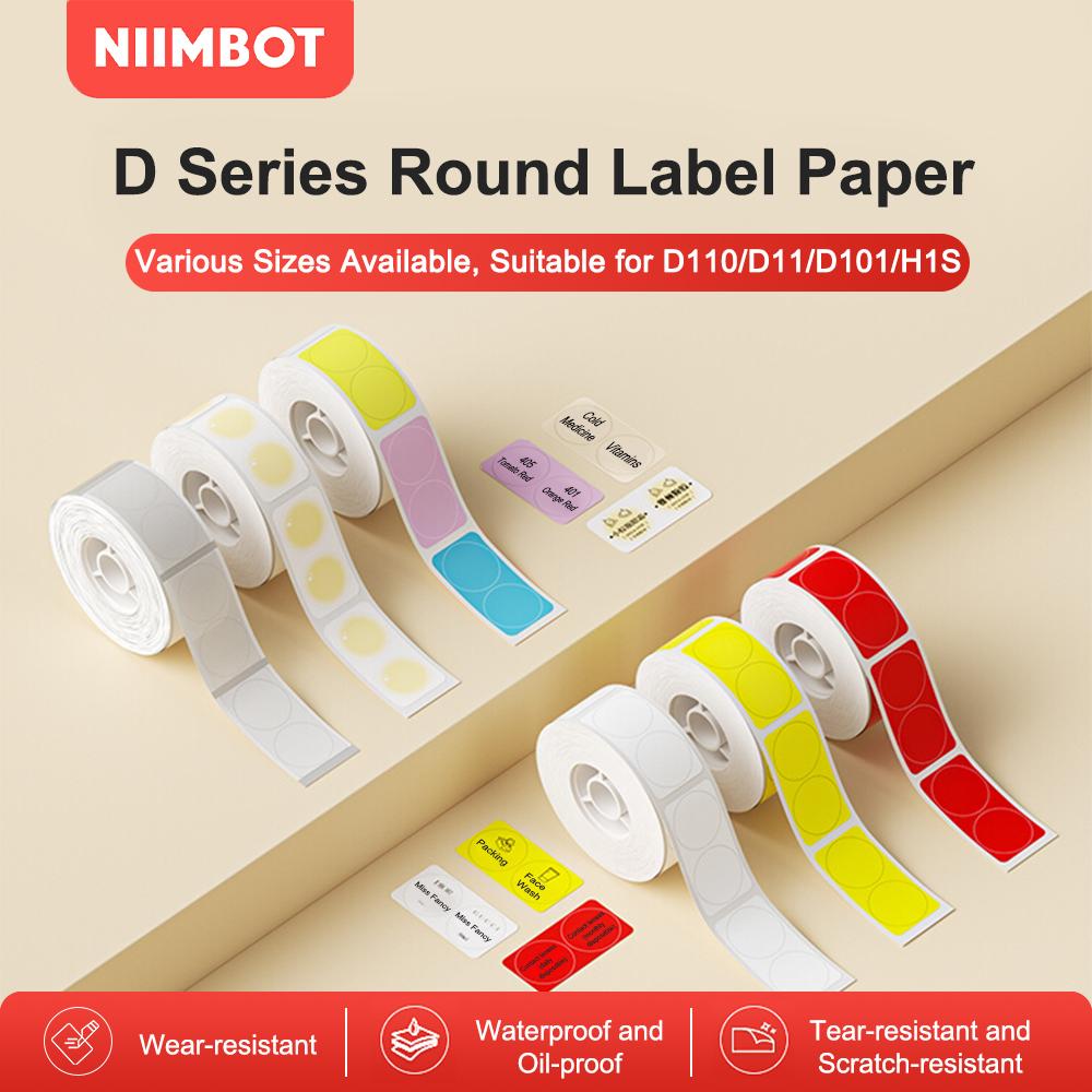

Наклейки с цветными этикетками Niimbot, совместимые с D11/D110/D101/H1S