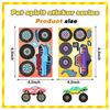 8 Cartoon Monster Truck Collage Hand-on DIY Decoration Hand Account Mobile Phone Case Decoration Waterproof Stickers