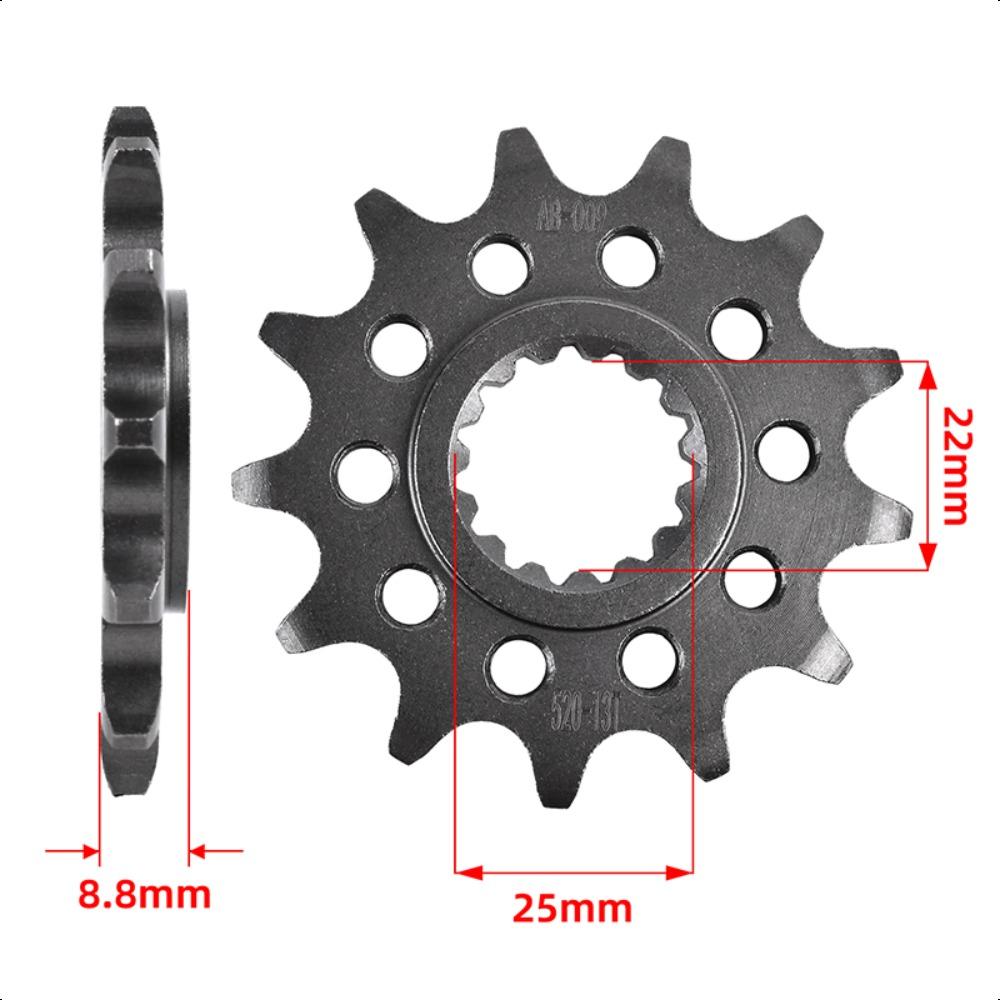 520 13T 50T Motorcycle Front Rear Sprocket Kit for Gas Gas 450 EX F Cross Country front 13