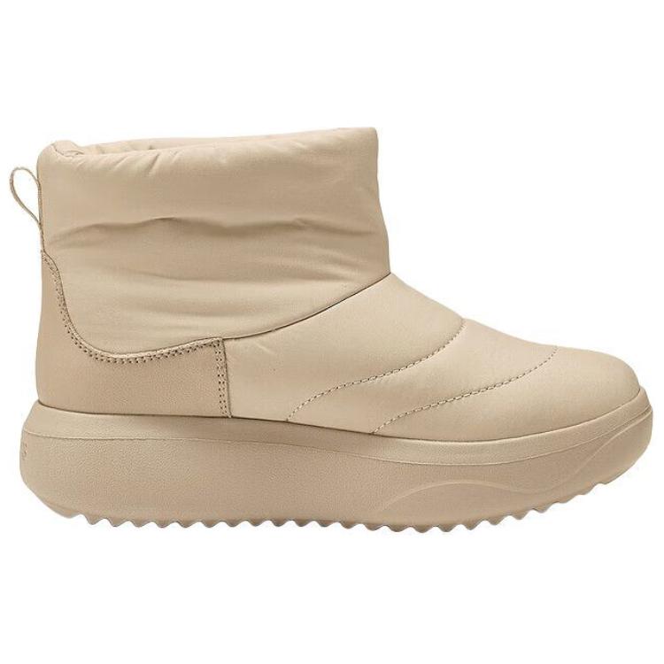 Skechers Warm And Comfortable Short Snow Boots Women Boots Beige 114754-NAT