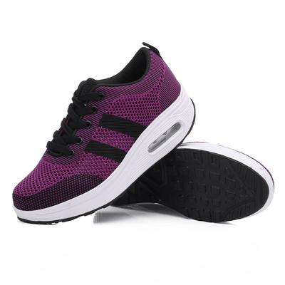 Reise Fly-Woven Mesh Sneaker Rocking Schuhe Damenschuhe Luftpolsterschuhe Damen