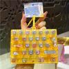 New 26-Key Fidget Button Keychain, Cute Decompression Toy & Bag Hanging Ornament, Fun Stress Relief Pendant For Children