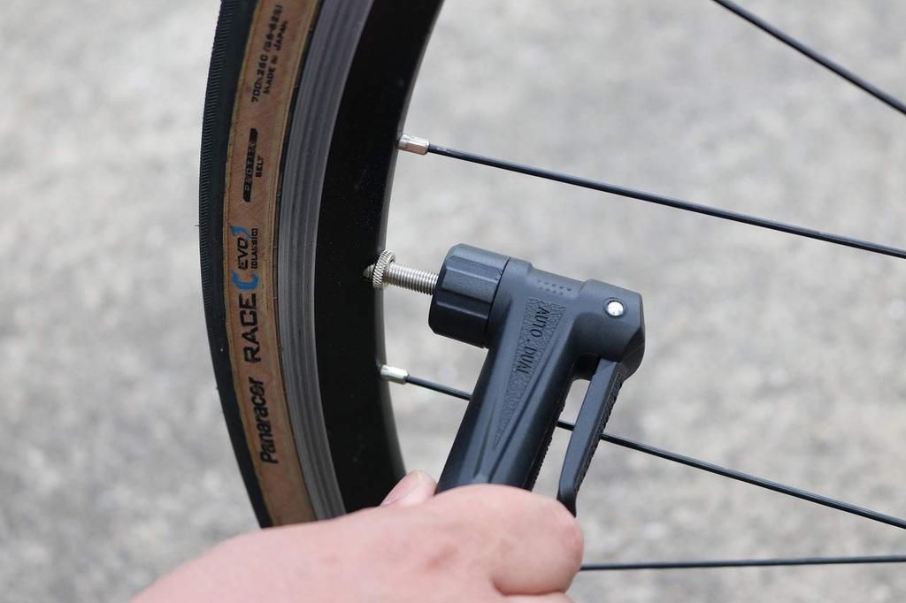 Panaracer Bicycle Pump with Pressure Gauge, Compatible with All Valves, Yellow, Aluminum, BFP-04AGA3-Y