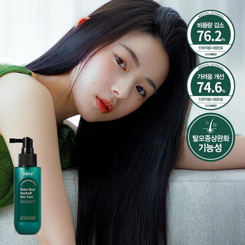 Daleaf Sage Dandruff Anti-Dandruff Hair Tonic Double Pack (100ml+100ml) (Relieves Hair Loss Symptoms)
