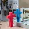 Silicone Crucifix Mold Chocolate Mould 3D Crucifix Mold Religious Faith Mold Silicone Easter Resin Molds for Soap Resin Candles